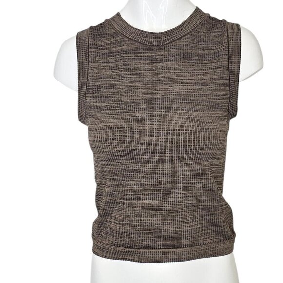 Athleta Tops - Athleta Womens Renew Seamless Muscle Tank, Crew Neck , Brown Multi, Small